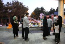 گزارش تصویری از نمایشگاه کتابی با عنوان « افطاری کتاب» در دانشگاه